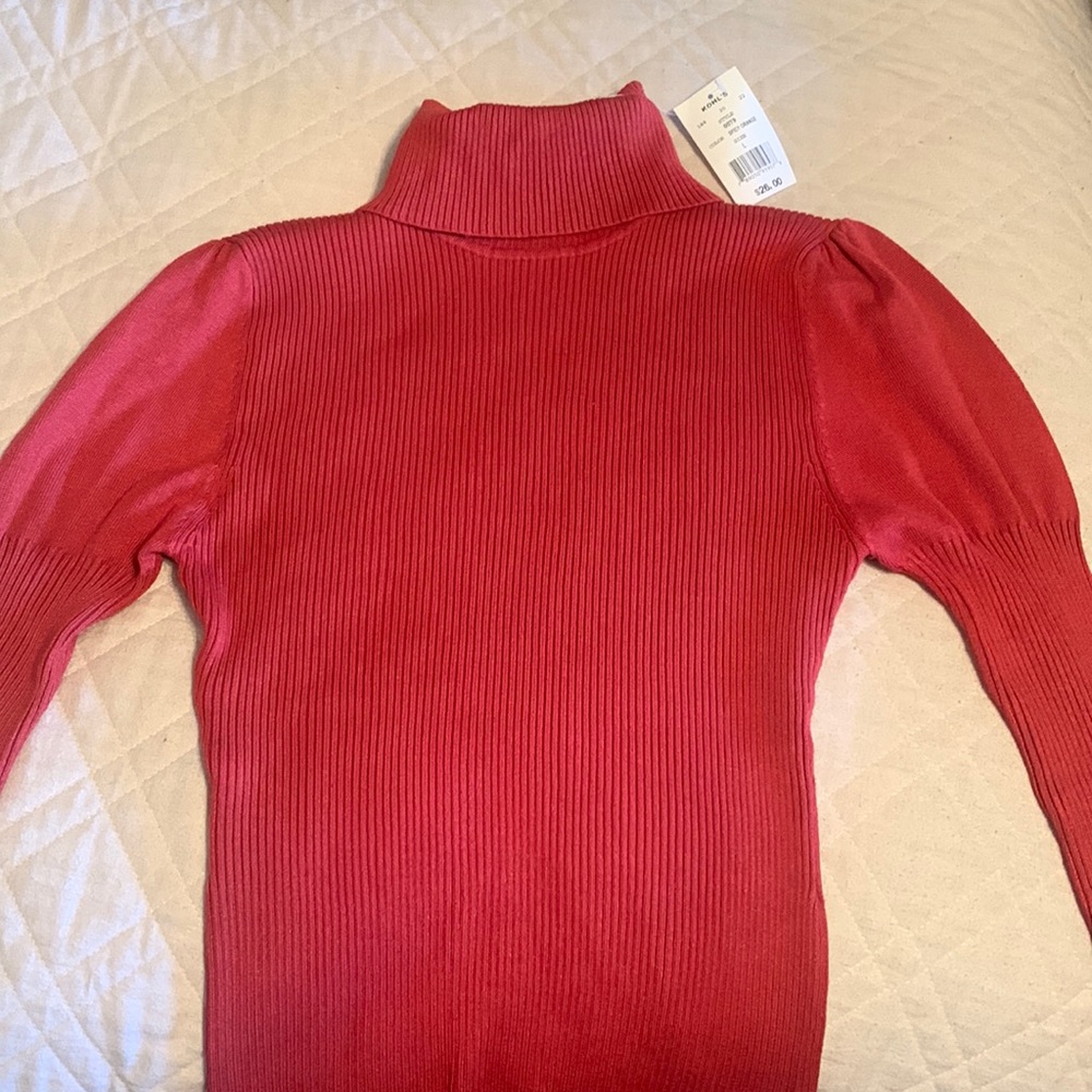 Womens burnt orange sweater